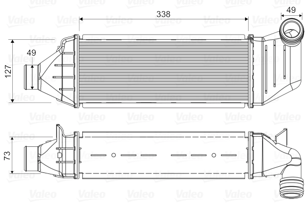 Intercooler, échangeur VALEO 818327