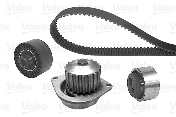 Pompe à eau + kit de courroie crantée VALEO 614656