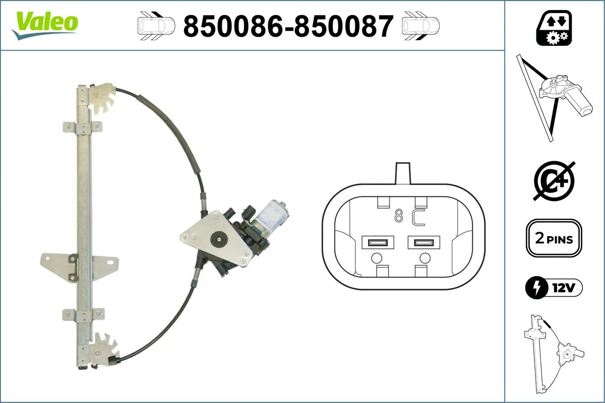 Lève-vitre VALEO 850086
