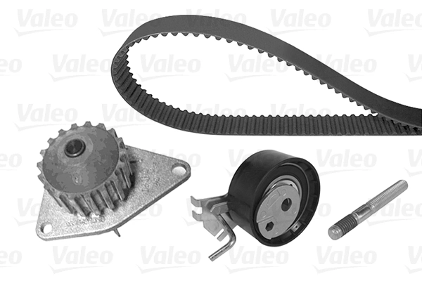 Pompe à eau + kit de courroie crantée VALEO 614566