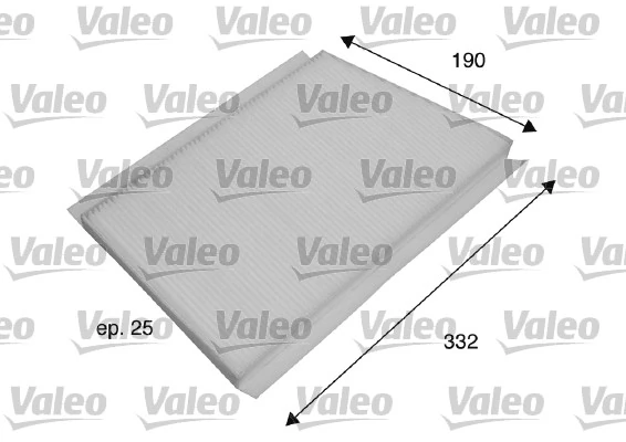 Filtre, air de l'habitacle VALEO 698701