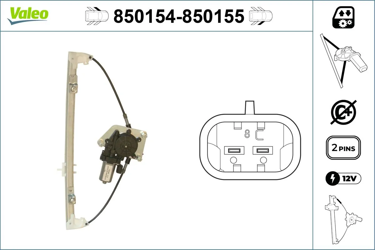 Lève-vitre VALEO 850154