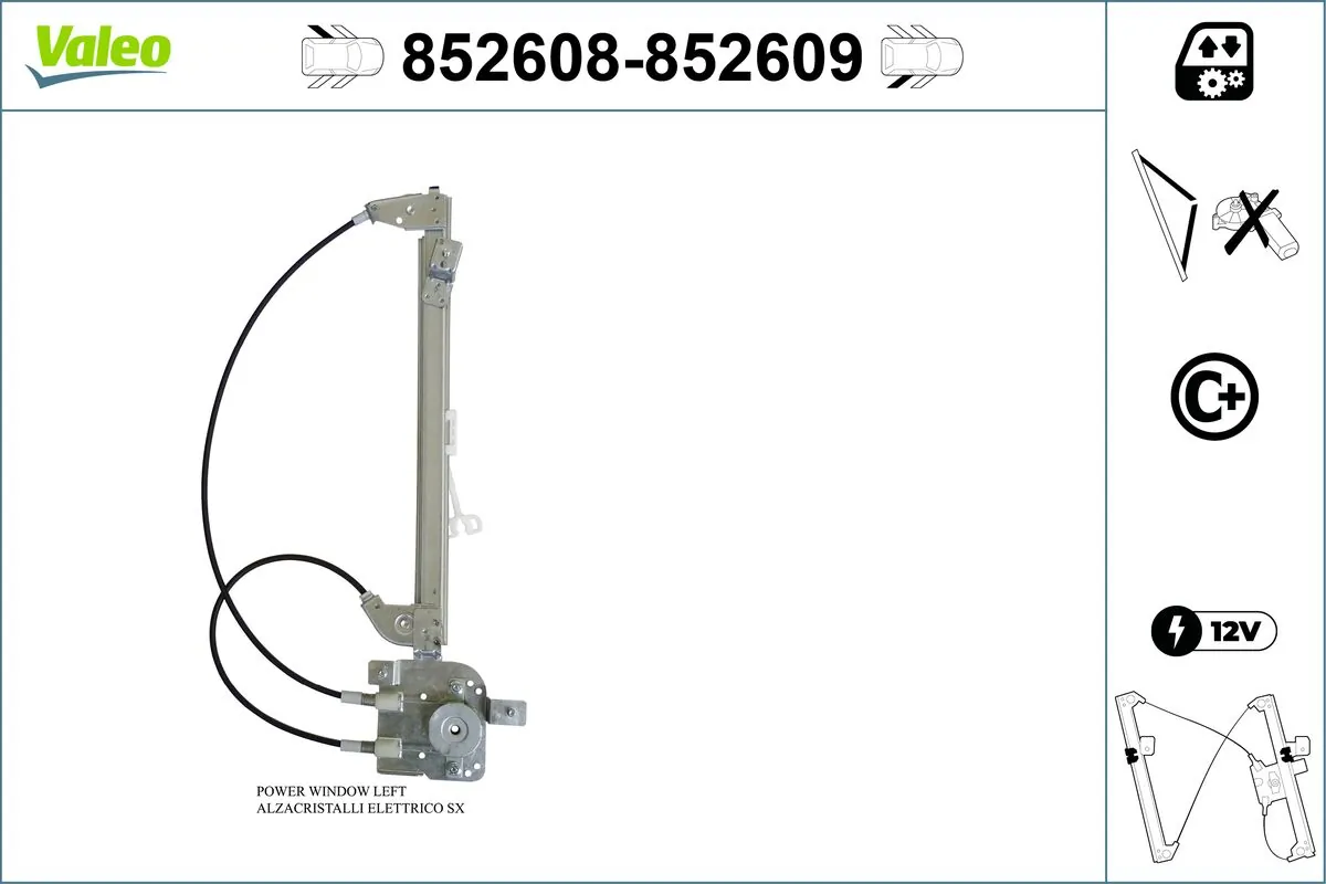 Lève-vitre VALEO 852608