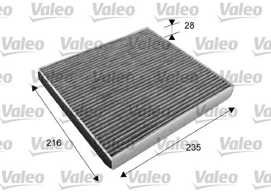 Filtre, air de l'habitacle VALEO 715641