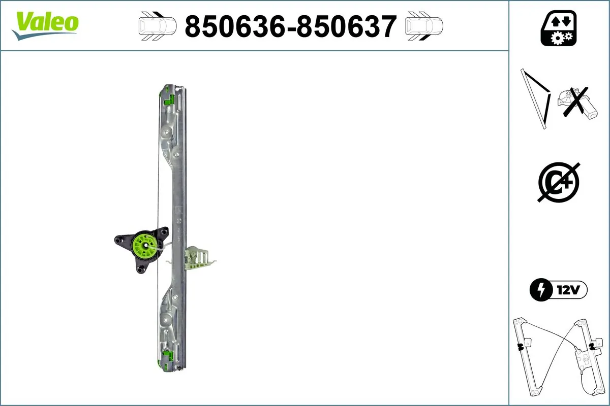 Lève-vitre VALEO 850636