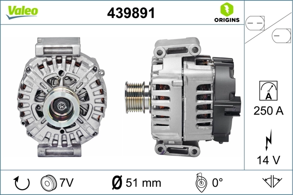 Alternateur VALEO 439891