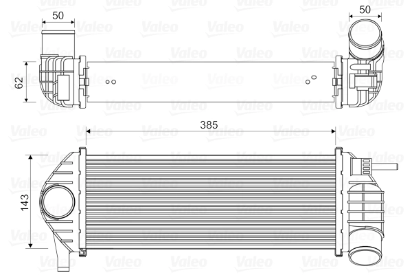 Intercooler, échangeur VALEO 818584