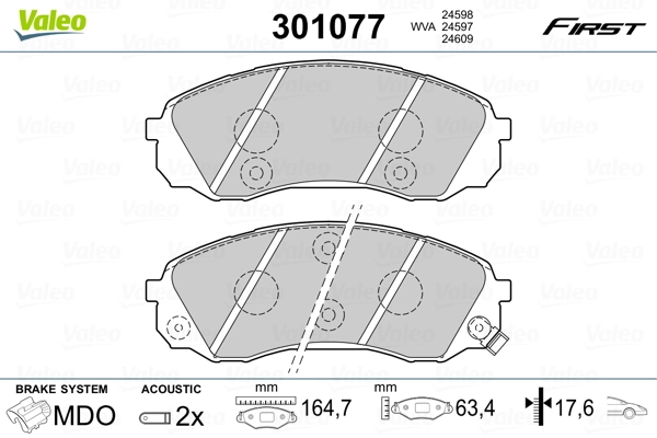 Brake Pad Set, disc brake 2
