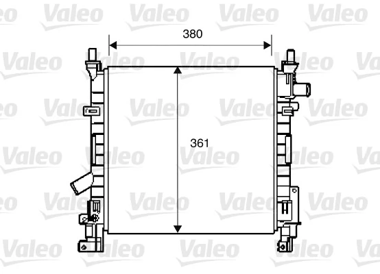 Radiateur, refroidissement du moteur VALEO 734392