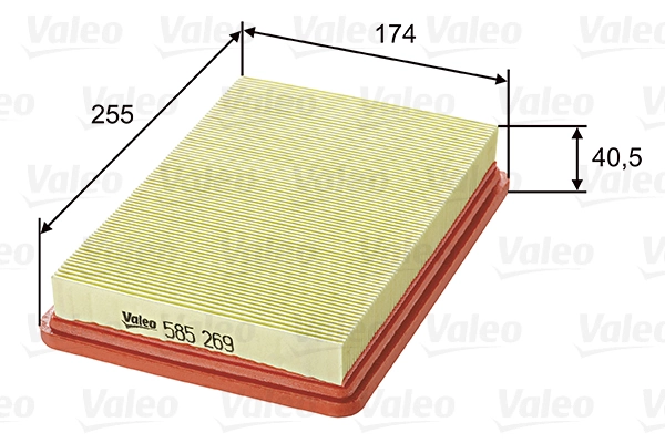 VALEO 585269 — Повітряний фільтр