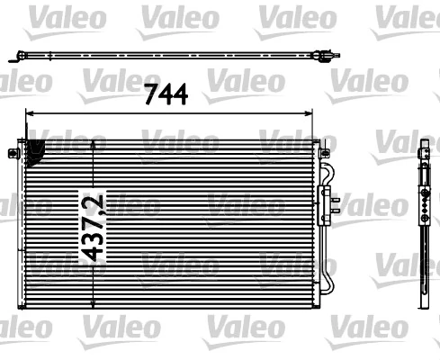Condenseur, climatisation VALEO 817582