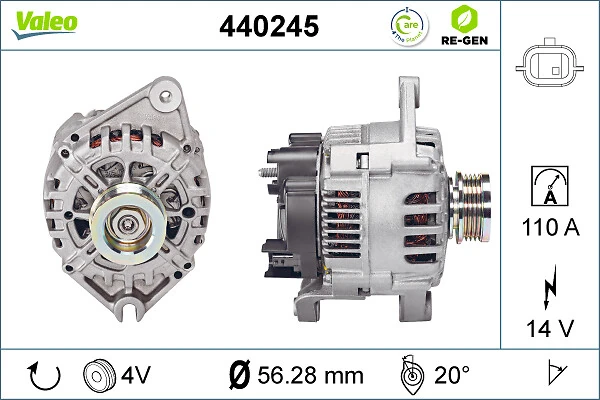 Alternateur VALEO 440245