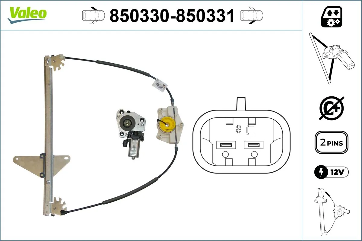 Lève-vitre VALEO 850330