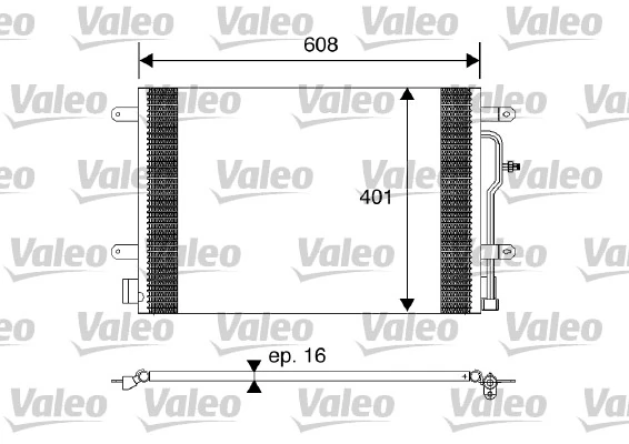 Condenseur, climatisation VALEO 817569