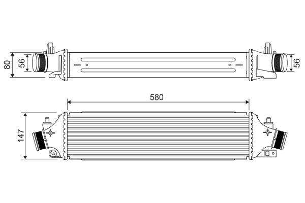 Intercooler, échangeur VALEO 818700