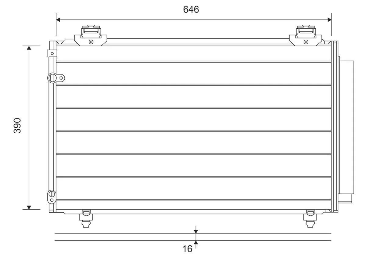Condenseur, climatisation VALEO 814211