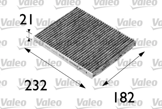 Filtre, air de l'habitacle VALEO 698692