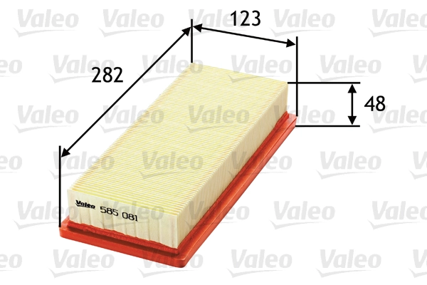 VALEO 585081 — Повітряний фільтр