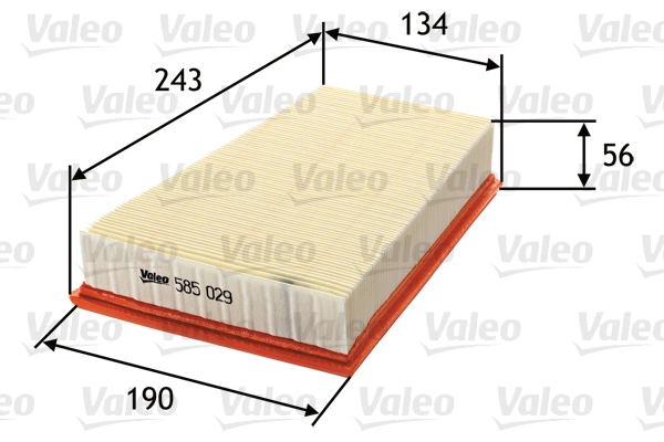 VALEO 585029 — Повітряний фільтр