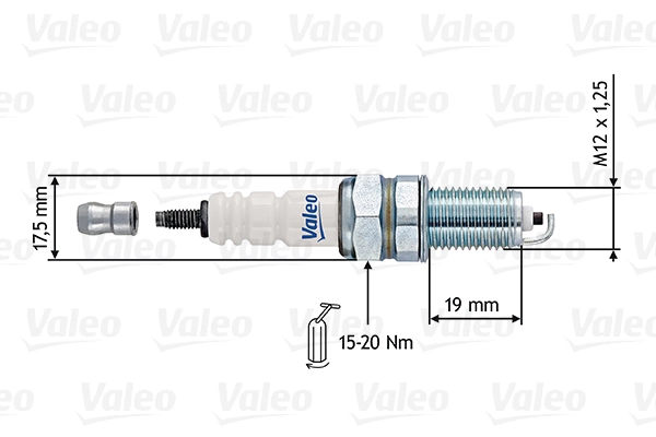 Bougie d'allumage VALEO 246905