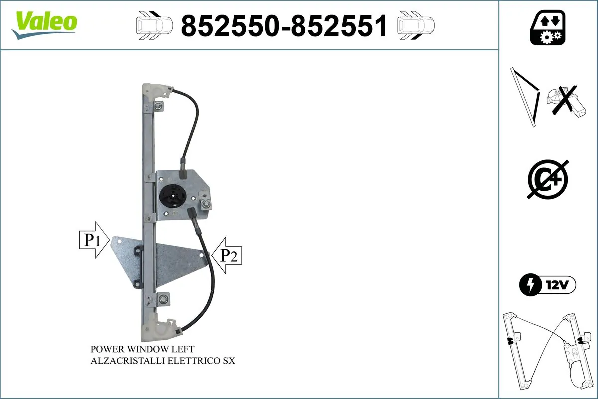 Lève-vitre VALEO 852550