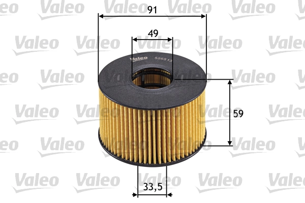 VALEO 586513 — Оливний фільтр