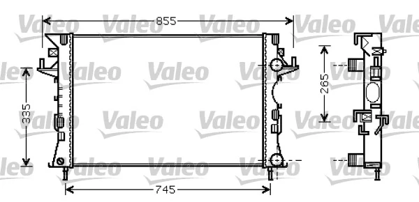 Radiateur, refroidissement du moteur VALEO 734728