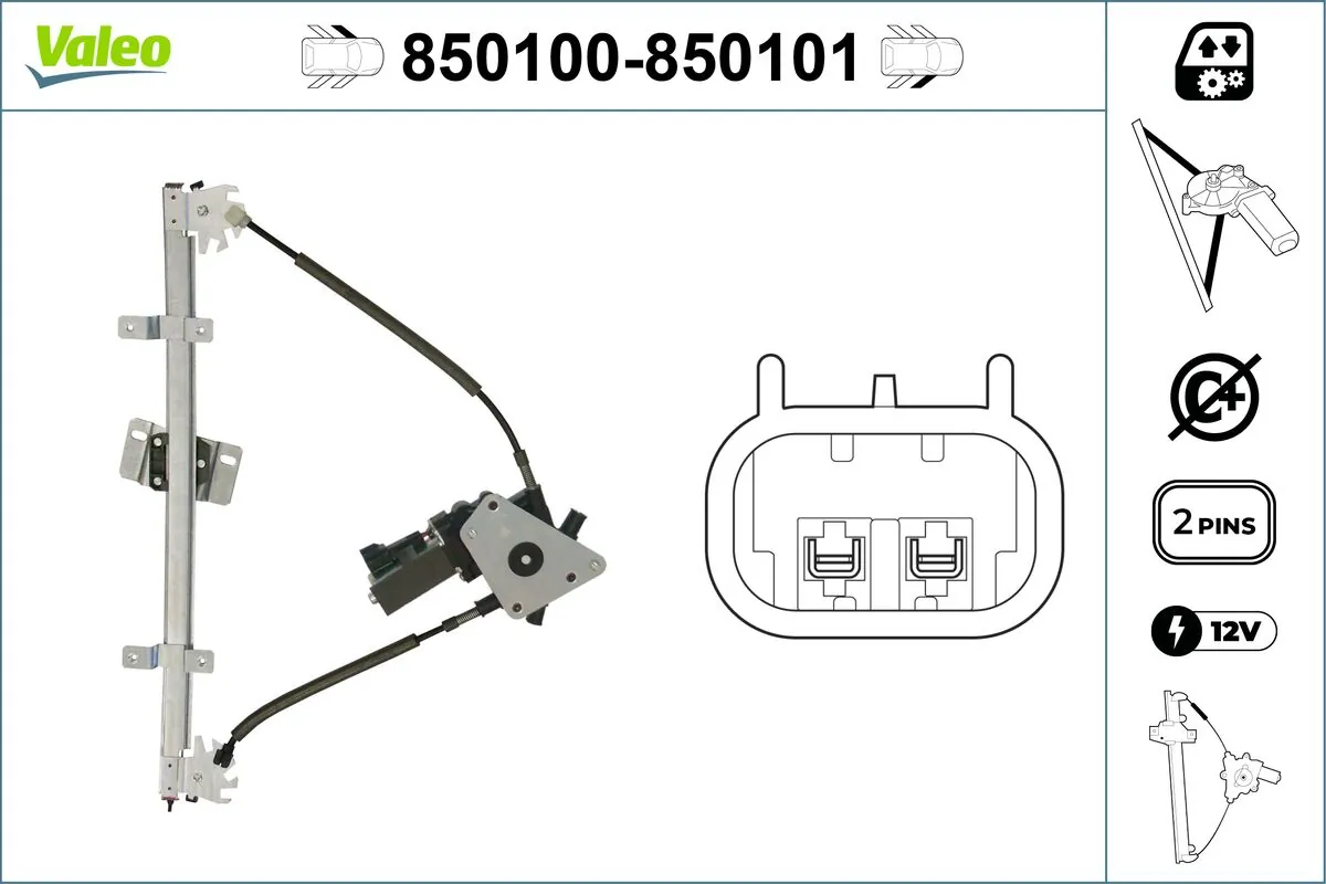 Lève-vitre VALEO 850100