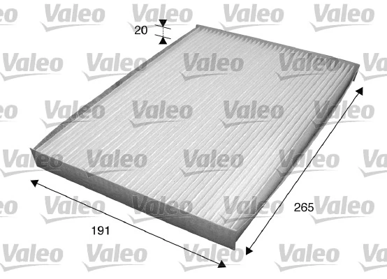 Filtre, air de l'habitacle VALEO 715559