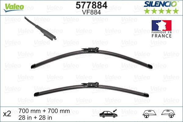 VALEO 577884 — Щітка склоочисника