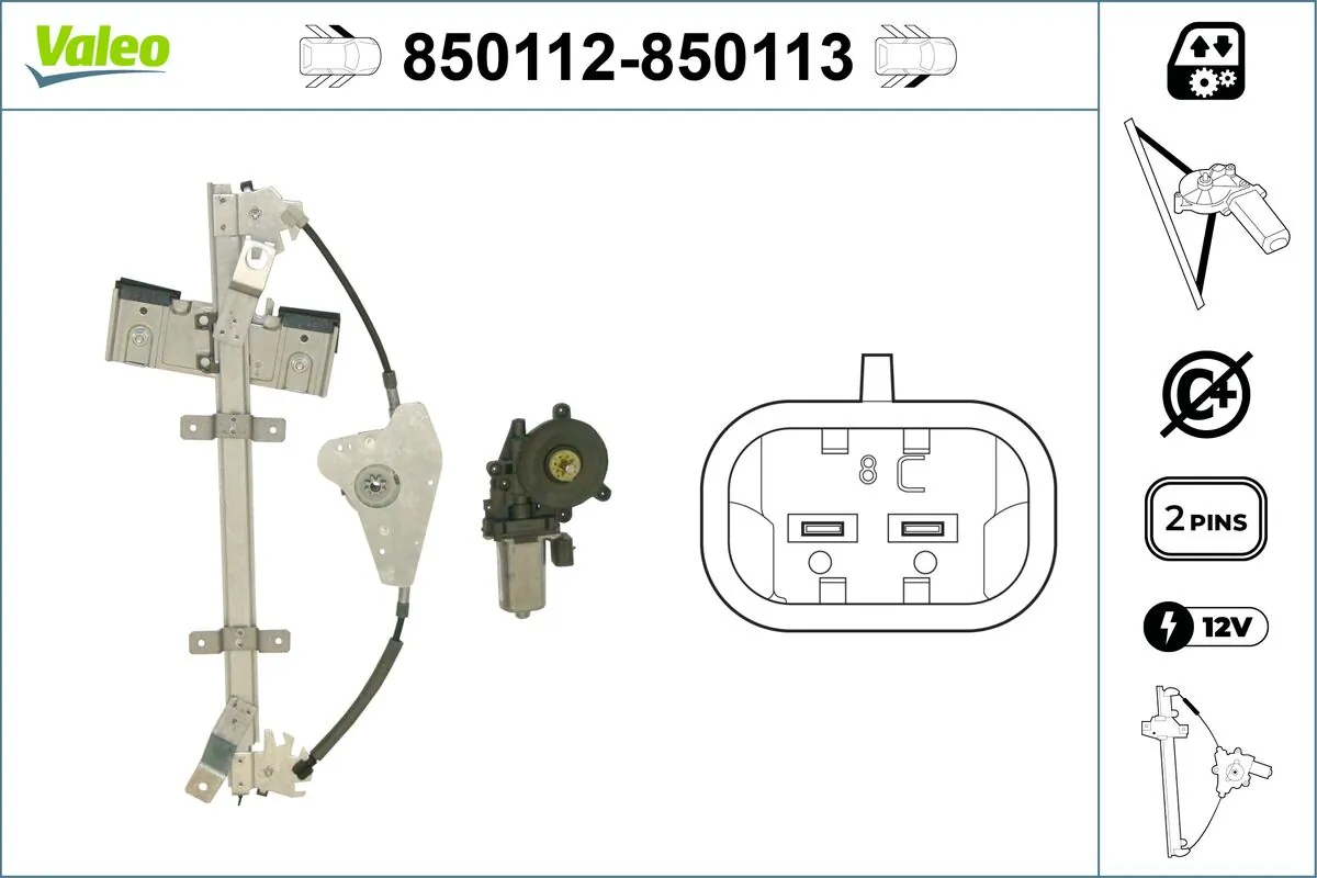Lève-vitre VALEO 850112