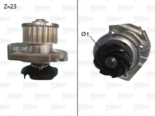 Pompe a eau fiat van/lancia
