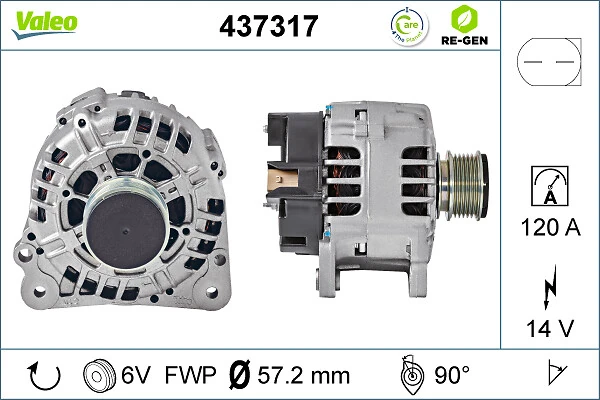 Alternateur VALEO 437317