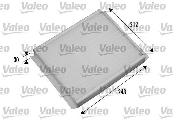 Filtre, air de l'habitacle VALEO 698876