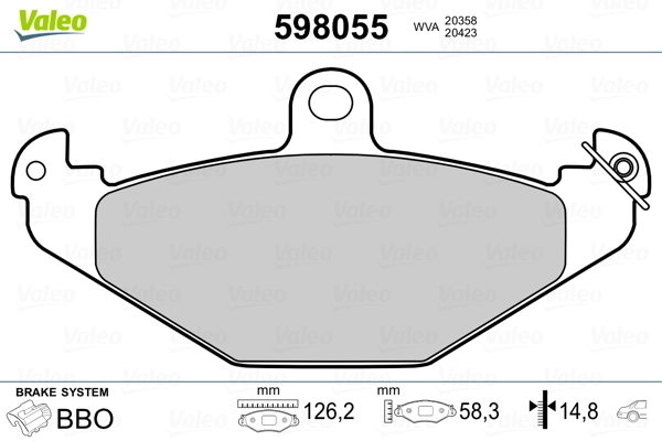 VALEO 598055 2