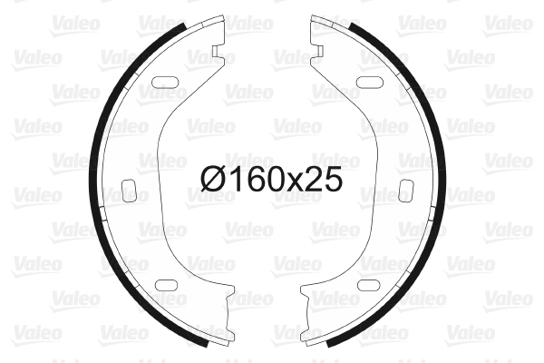 Brake Shoe Set, parking brake