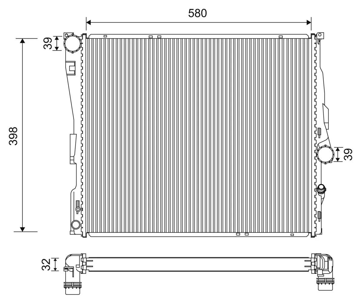 VALEO 701200 — Радіатор охолоджування