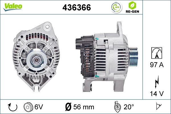 Alternateur VALEO 436366