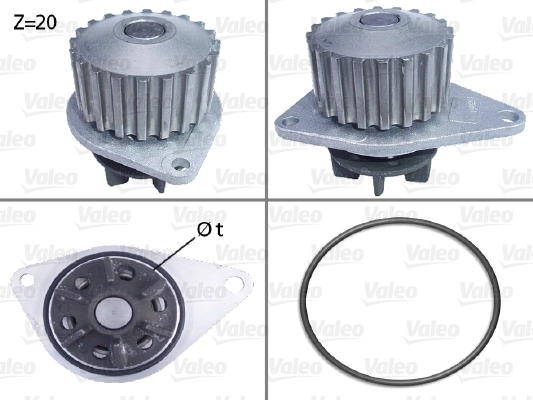 pompe a eau 106/205/AX