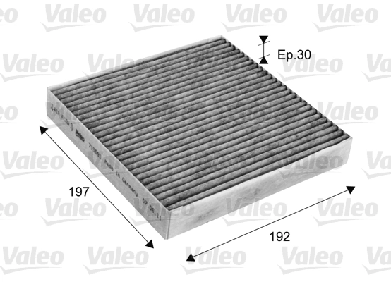 Filtre, air de l'habitacle VALEO 715681