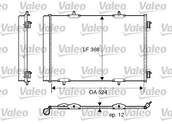 Condenseur, climatisation Valeo