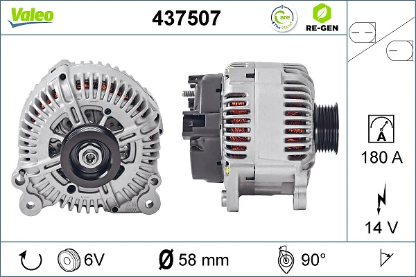 Alternateur VALEO 437507