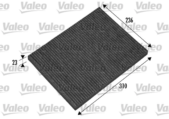 Filtre, air de l'habitacle VALEO 698865