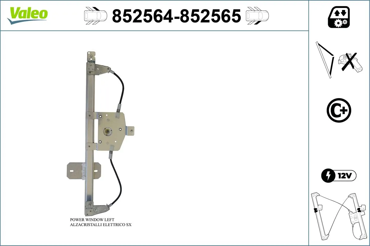 Lève-vitre VALEO 852564