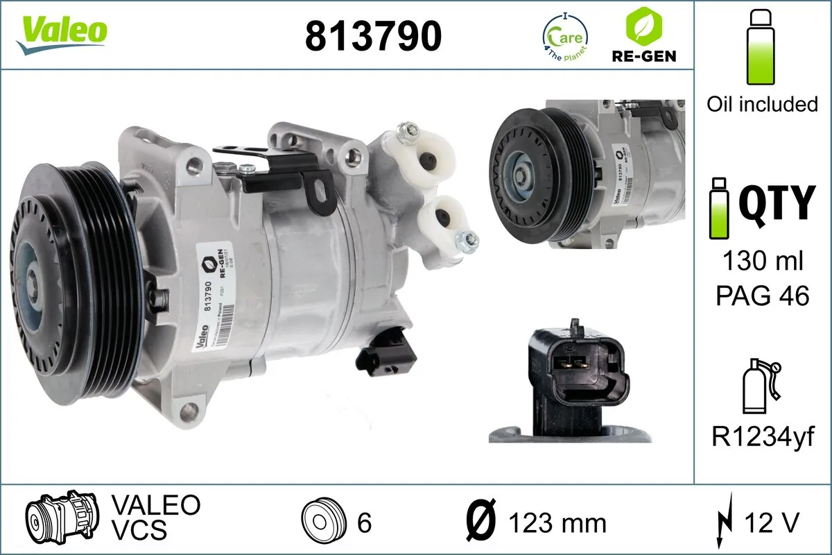 Compresseur, climatisation VALEO 813790