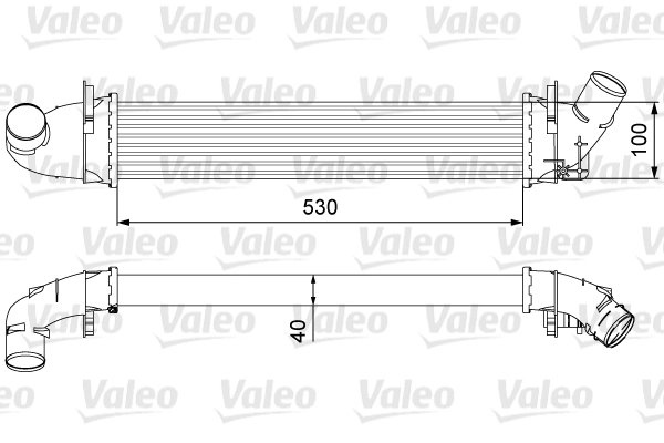 Intercooler, échangeur VALEO 818544