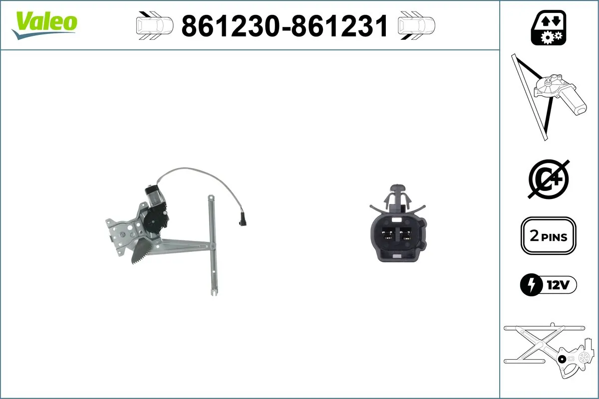 Lève-vitre VALEO 861230