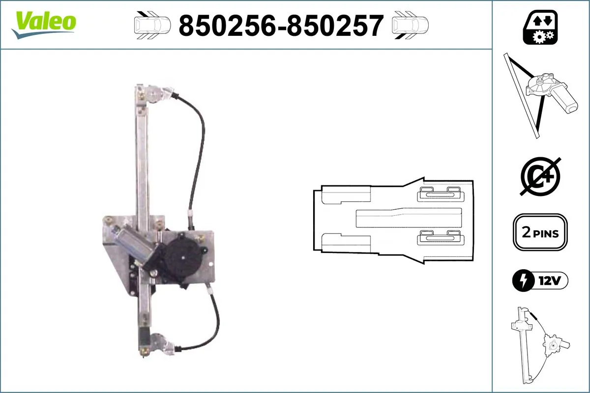 Lève-vitre VALEO 850256