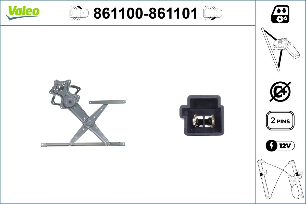 Lève-vitre VALEO 861100