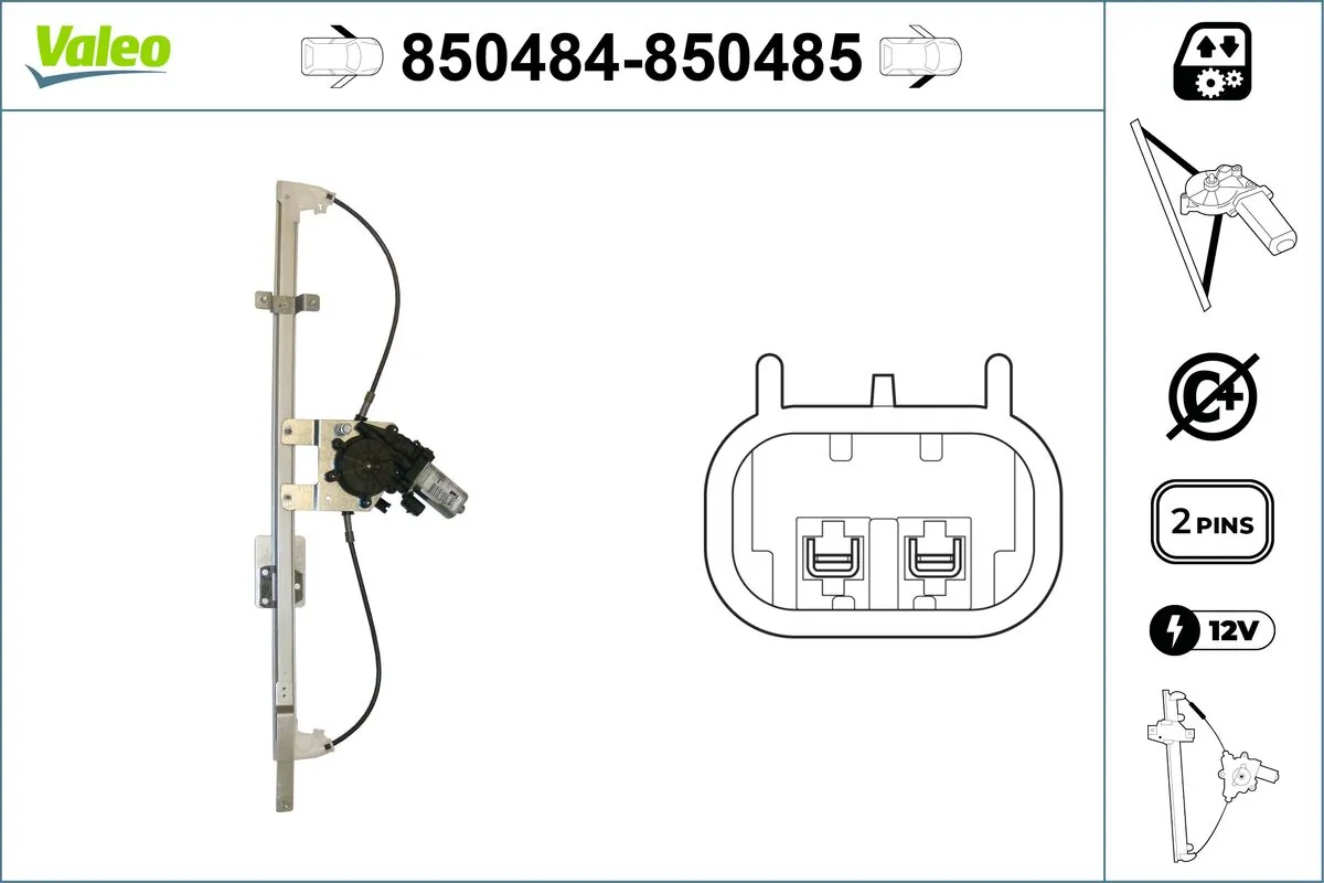 Lève-vitre VALEO 850484